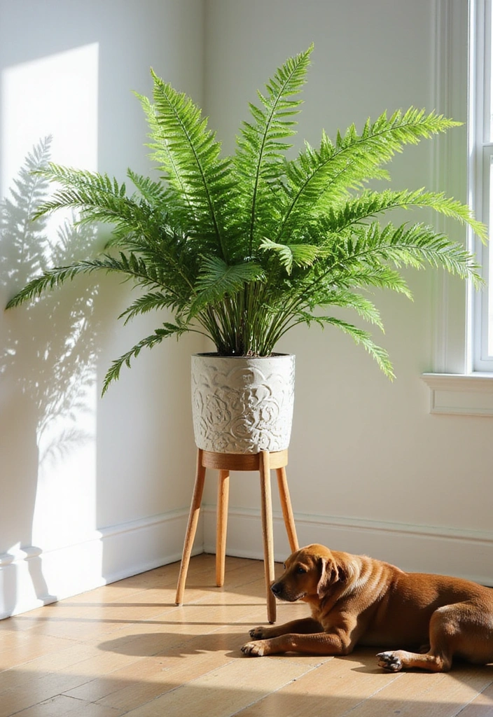 12 Stylish Pet-Friendly House Plants That Will Transform Your Home (Wait Until You See #3!) - 2. Boston Fern