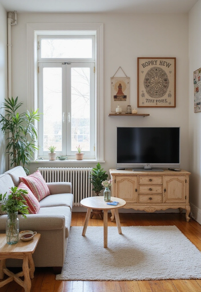 15 Stylish Tiny Apartment Decor Ideas That Won't Break the Bank (#5 Is a Game Changer!) - 8. Upcycled Furniture