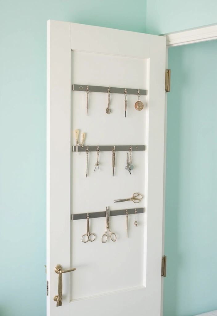 15 Tiny Bathroom Hacks That Maximize Space (Wait Until You See #5!) - 4. Magnetic Strips for Small Items