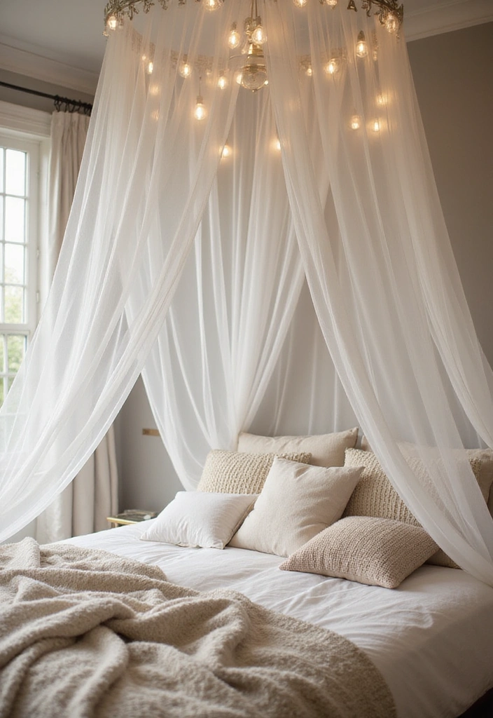 18 Cozy Bedroom Textiles That Will Make You Want to Snuggle All Day Long! - 11. Decorative Bed Canopies
