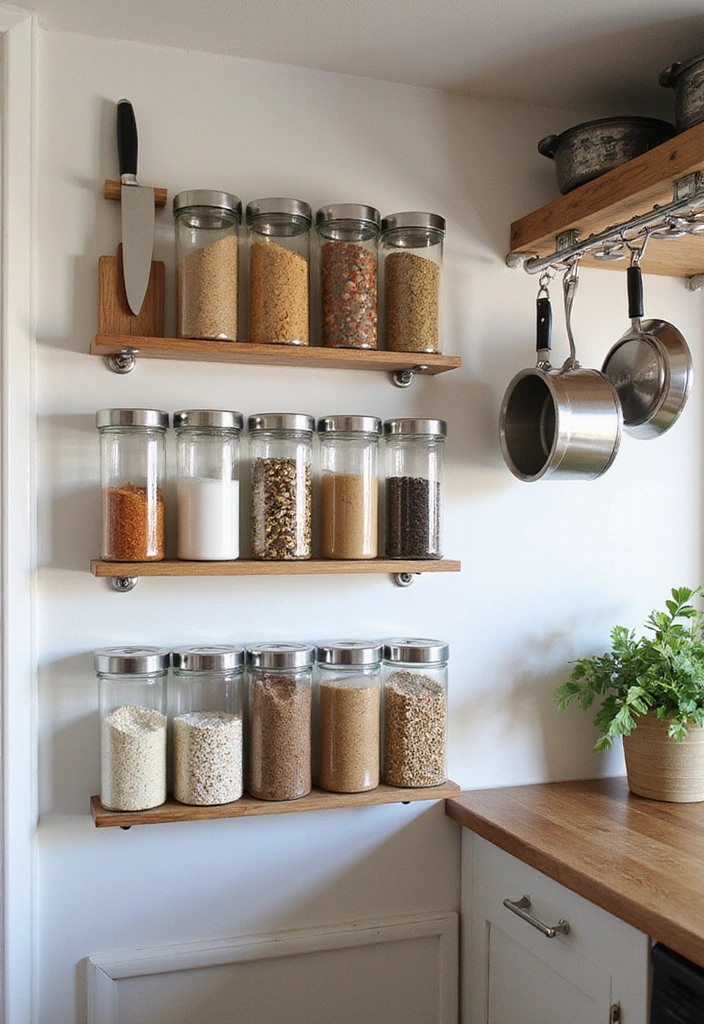 15 Stylish Tiny Apartment Decor Ideas That Won't Break the Bank (#5 Is a Game Changer!) - 12. Compact Kitchen Organization