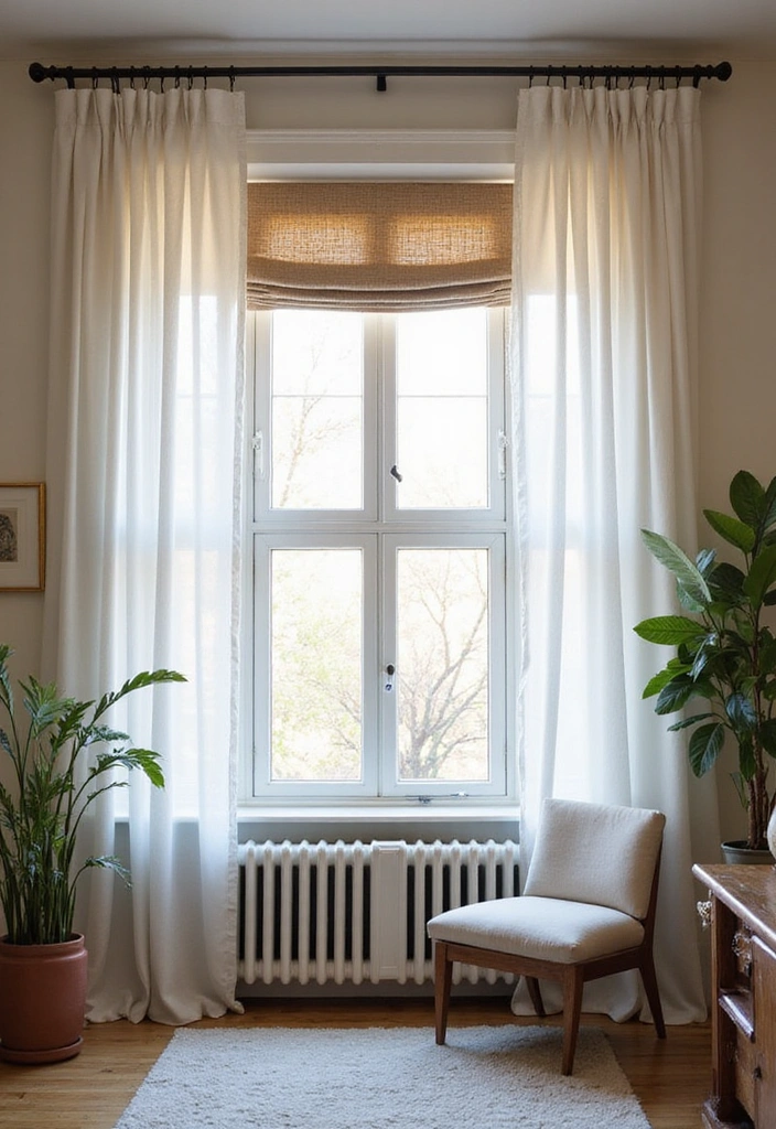 15 Stylish Tiny Apartment Decor Ideas That Won't Break the Bank (#5 Is a Game Changer!) - 13. Stylish Window Treatments