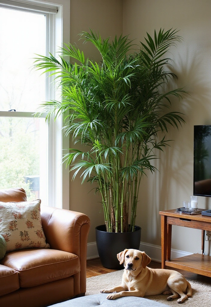 12 Stylish Pet-Friendly House Plants That Will Transform Your Home (Wait Until You See #3!) - 6. Bamboo Palm