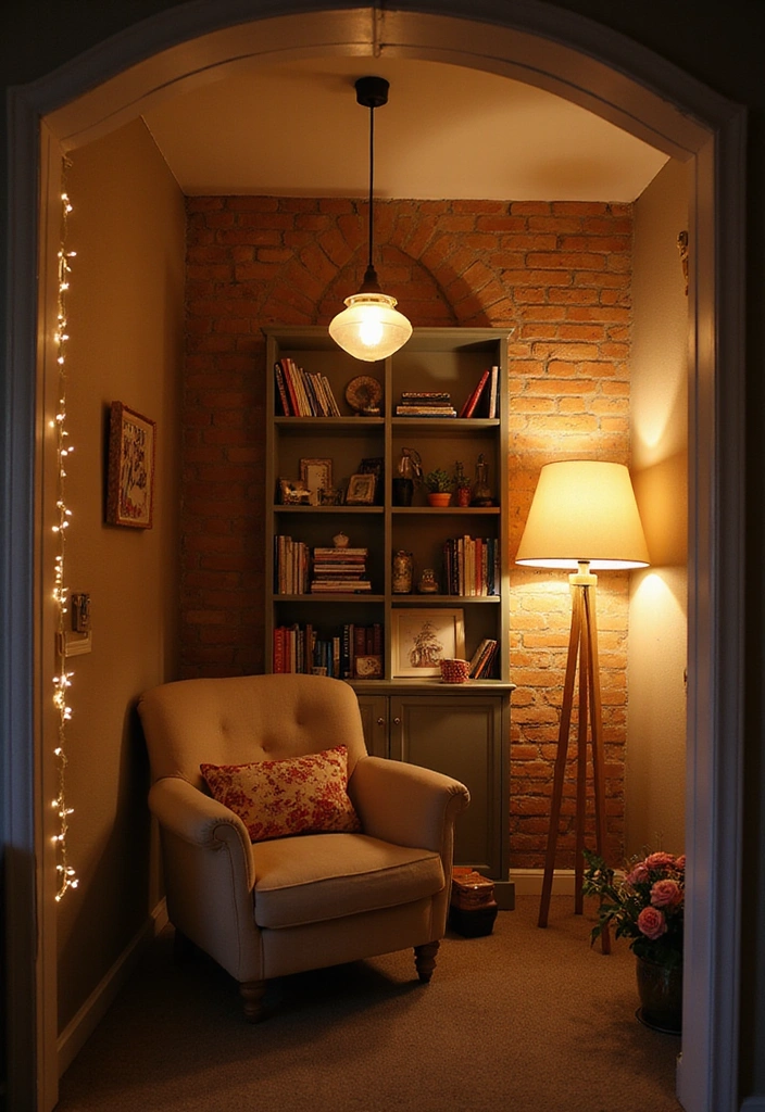 15 Stylish Tiny Apartment Decor Ideas That Won't Break the Bank (#5 Is a Game Changer!) - 3. Creative Lighting Solutions