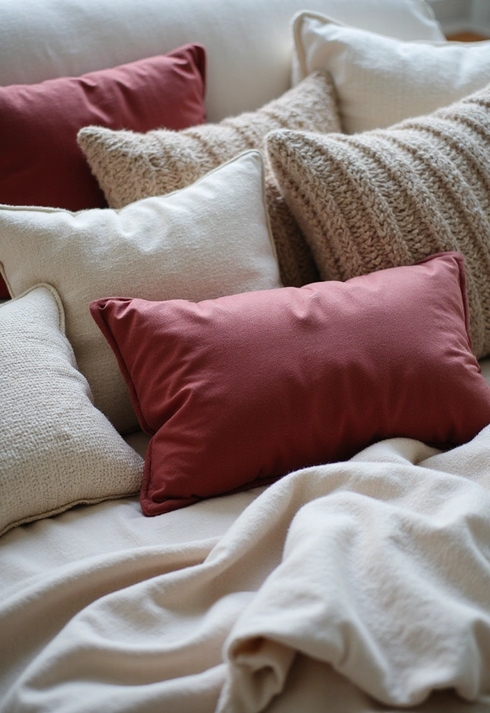 18 Cozy Bedroom Textiles That Will Make You Want to Snuggle All Day Long! - 5. Textured Pillow Covers