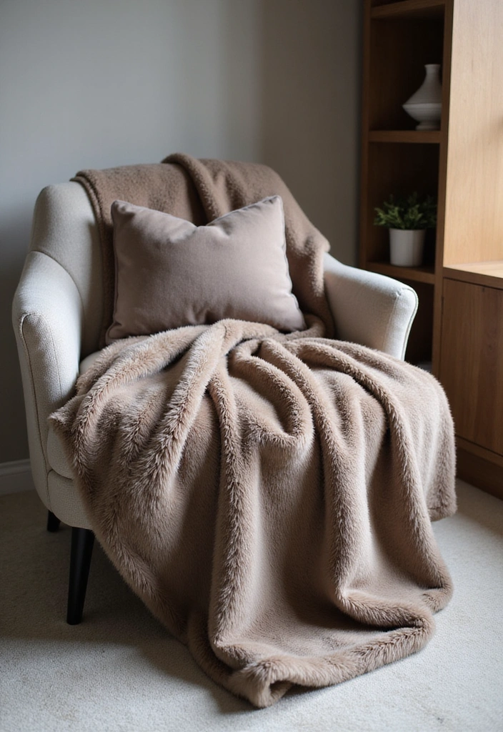 18 Cozy Bedroom Textiles That Will Make You Want to Snuggle All Day Long! - 3. Faux Fur Throws