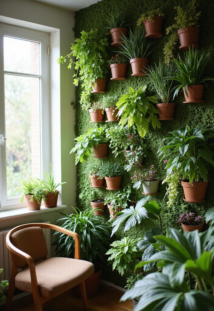 15 Stylish Tiny Apartment Decor Ideas That Won't Break the Bank (#5 Is a Game Changer!) - 2. Vertical Gardens