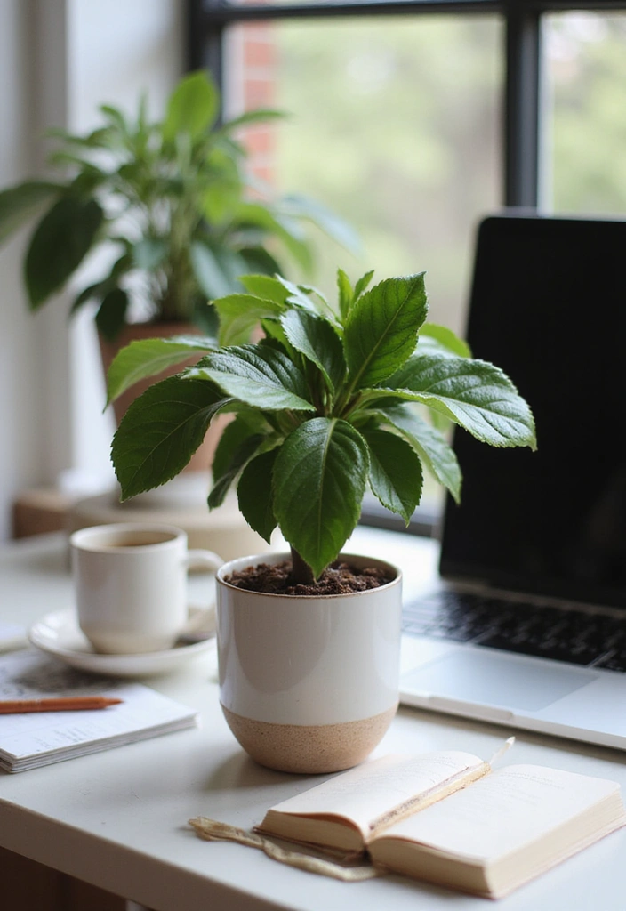 18 Small House Plants Perfect for Tiny Apartments (Even #5 Fits on Your Desk!) - 5. Miniature Ficus (Ficus elastica ‘Tineke’)