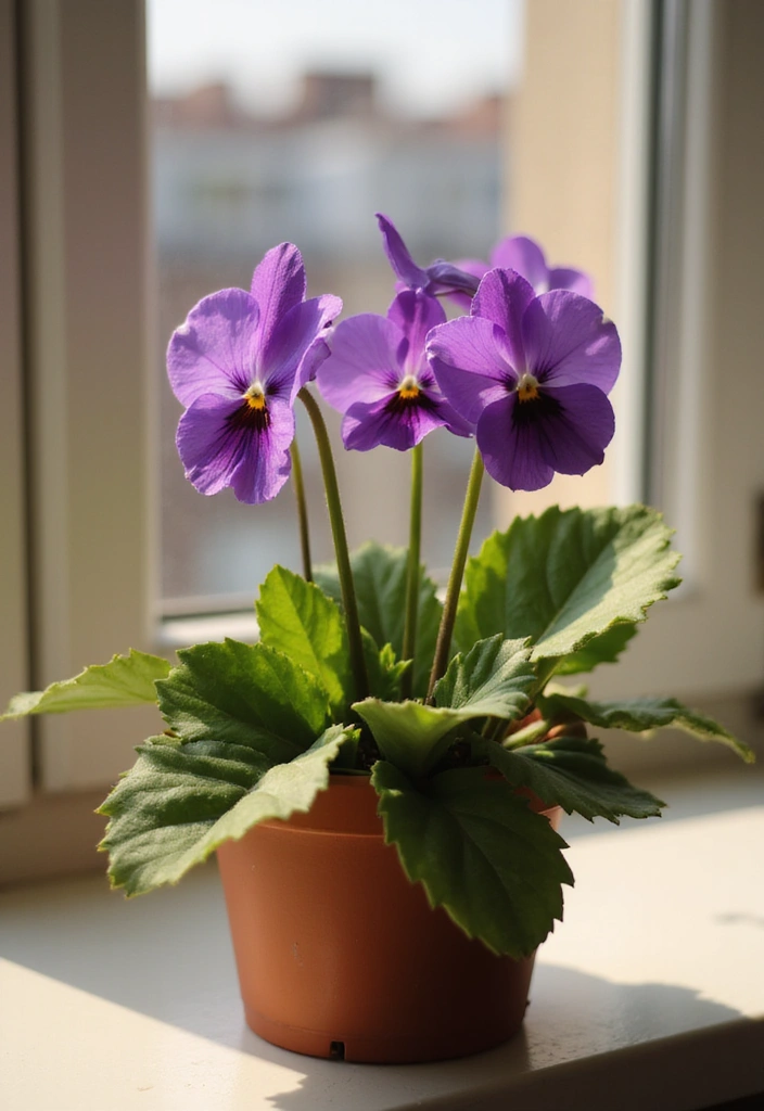 18 Small House Plants Perfect for Tiny Apartments (Even #5 Fits on Your Desk!) - 12. African Violet (Saintpaulia)
