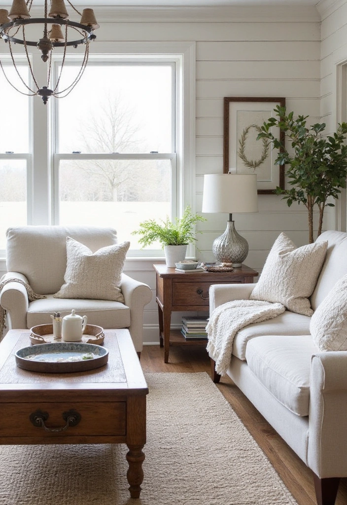 20 Aesthetic Room Ideas That'll Make You Want to Redecorate Right Now! - 17. Farmhouse Chic