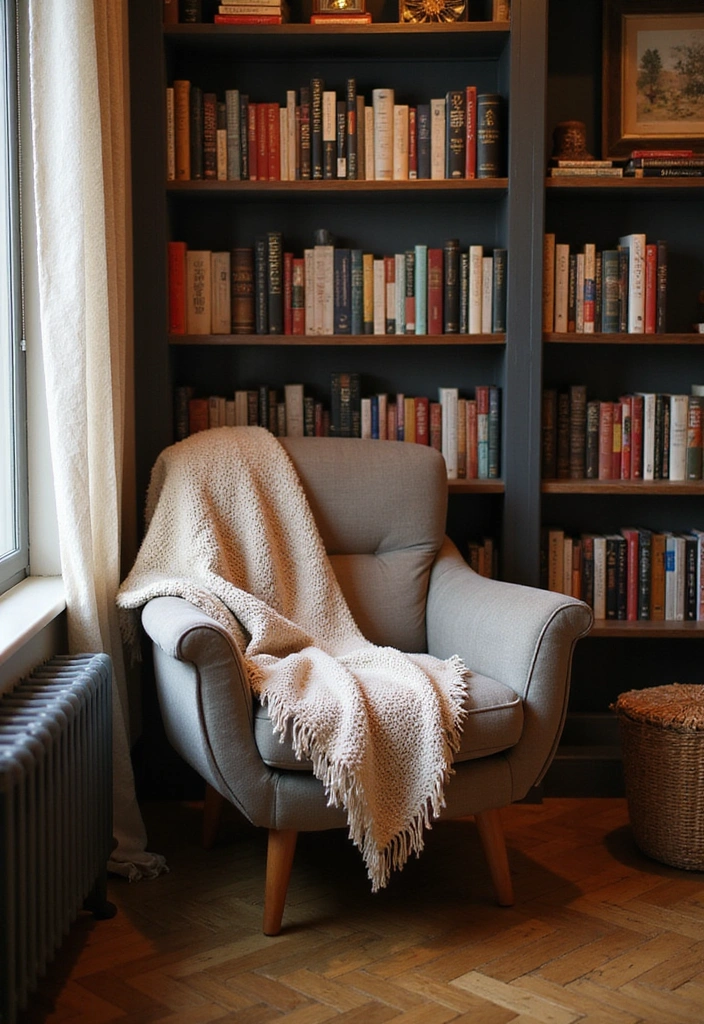 20 Aesthetic Room Ideas That'll Make You Want to Redecorate Right Now! - 20. Cozy Reading Nook
