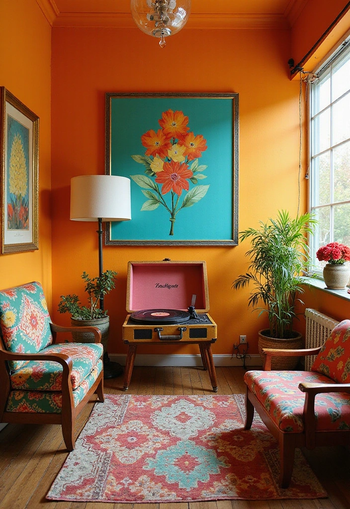 20 Aesthetic Room Ideas That'll Make You Want to Redecorate Right Now! - 6. Retro Revival