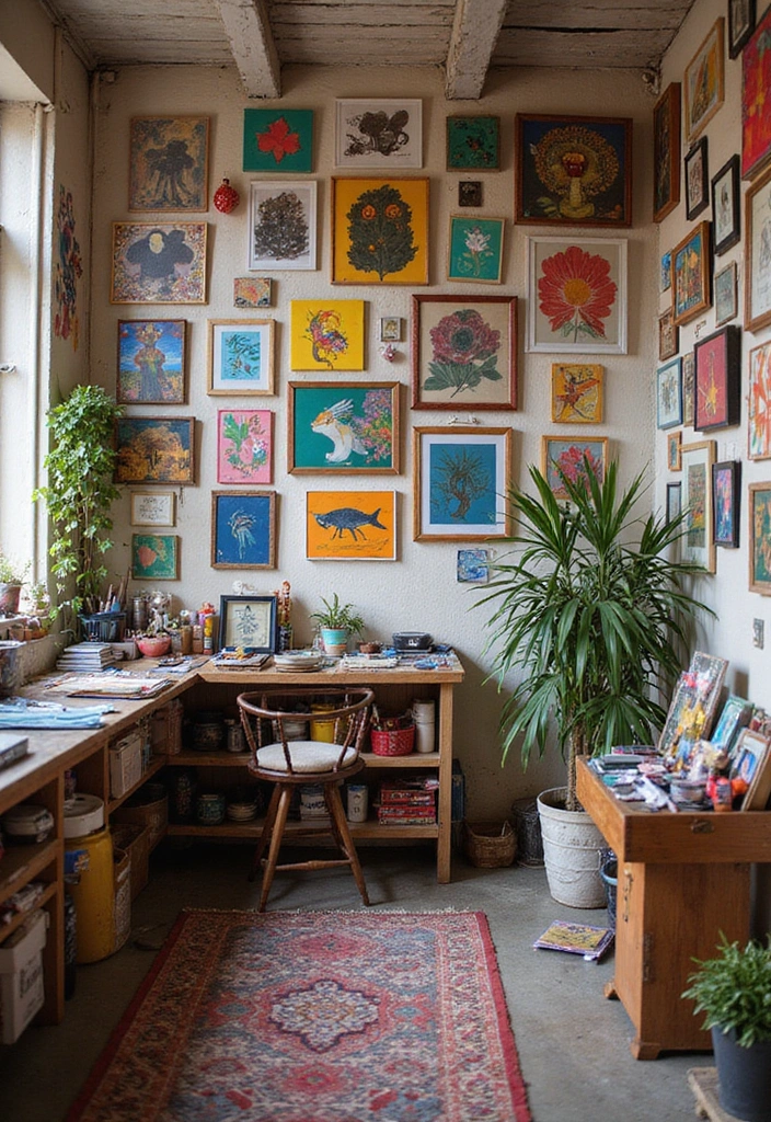 20 Aesthetic Room Ideas That'll Make You Want to Redecorate Right Now! - 9. Artistic Expression