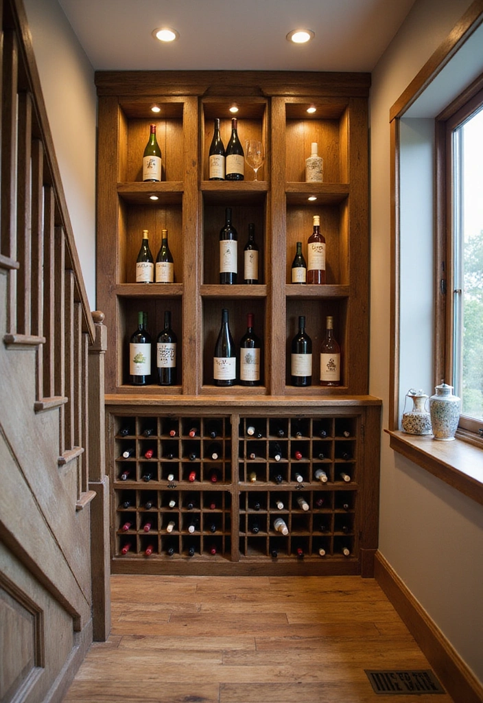 5 Modern Wine Storage Ideas That Are Both Functional and Chic (Check Out #3!) - 3. Innovative Under-Stair Storage